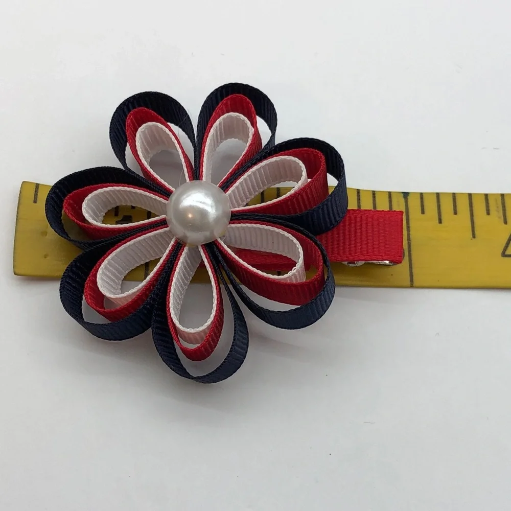 Hair bows (set of four) alligator clips